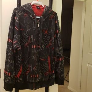 Air Jordan Logo Print Jacket Hoody